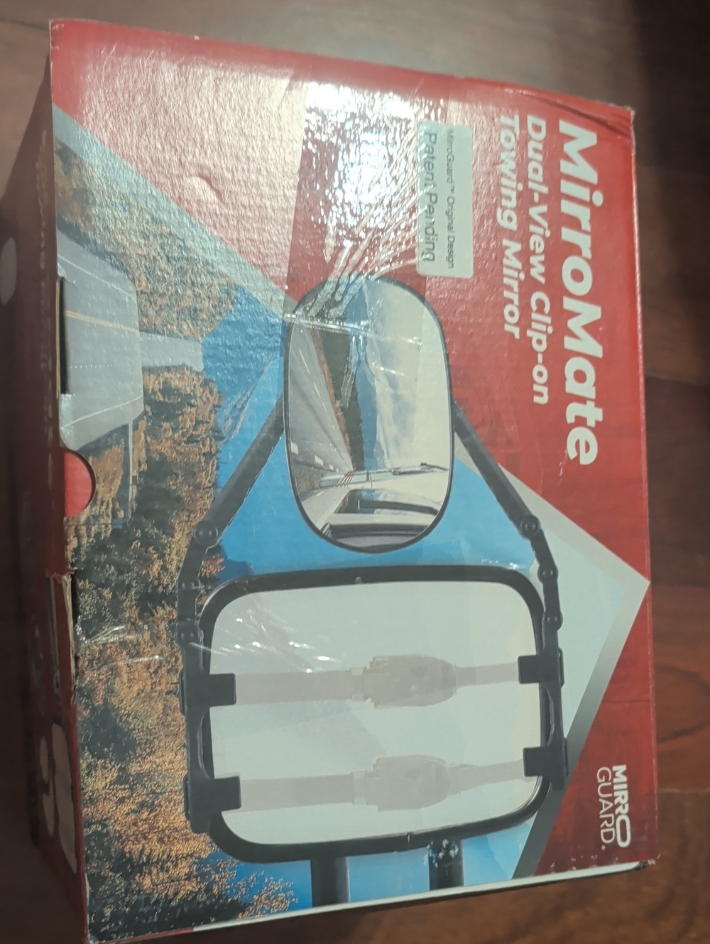 MirroMate Dual-View Clip-On Towing Mirror - Black